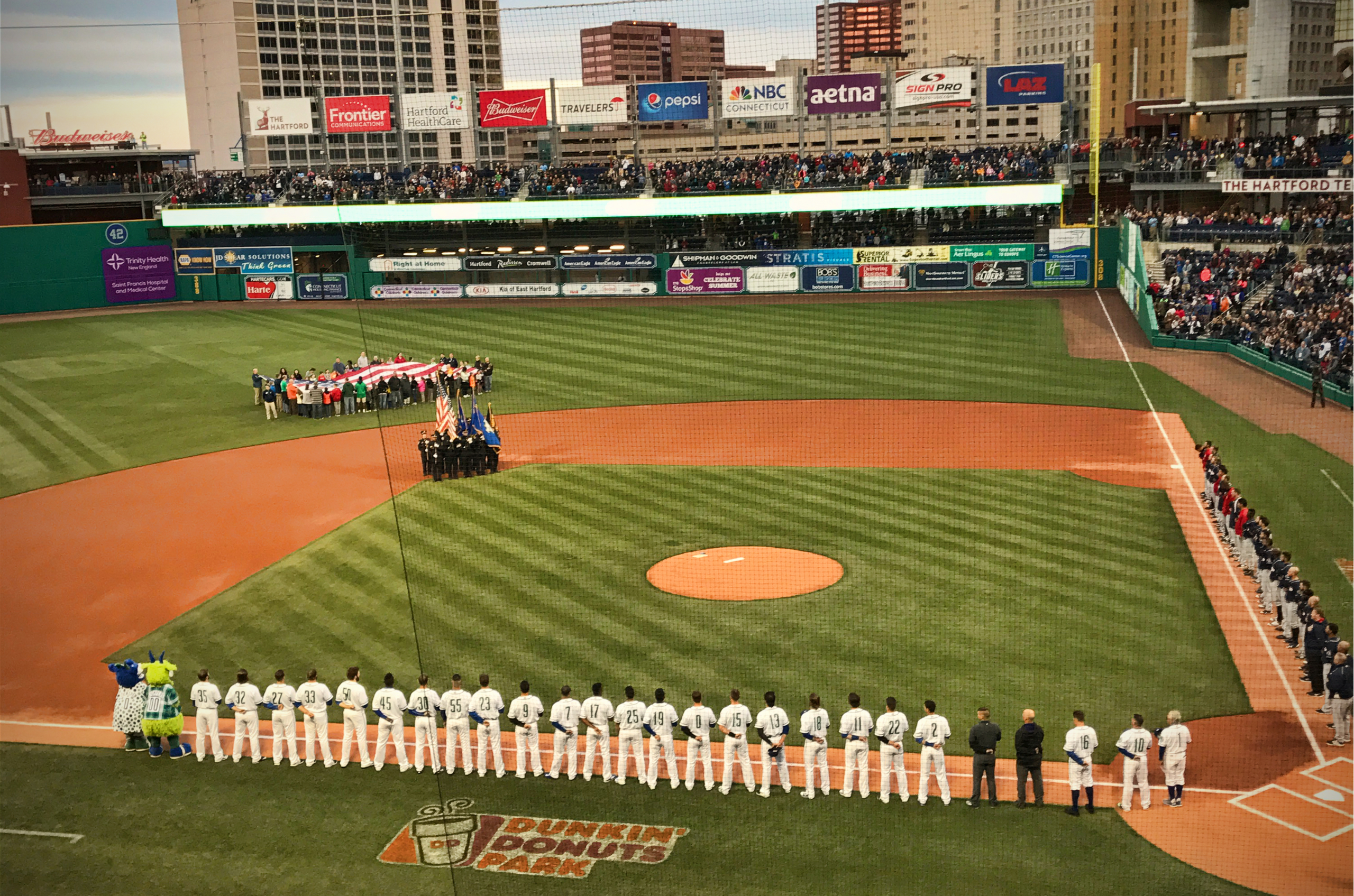 Dunkin Donuts Park Opening Day